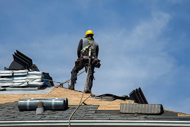 Professional Roofing technician working in Farmville, NC